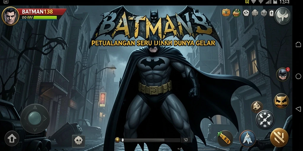 Tangkapan layar menampilkan aksi intens dan eksplorasi dalam <strong>BATMAN138</strong>.