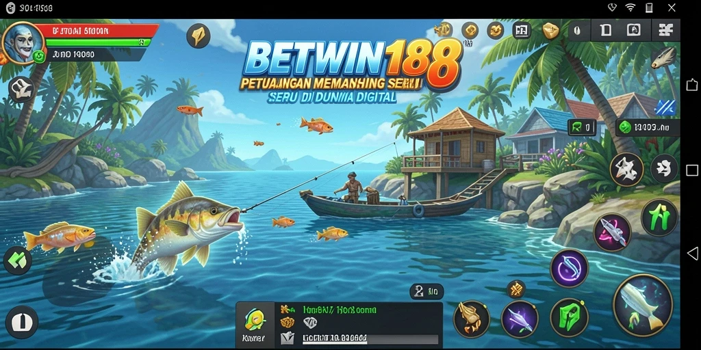 Screenshot BETWIN188 menampilkan aksi seru dalam memancing dengan grafis yang mengagumkan.