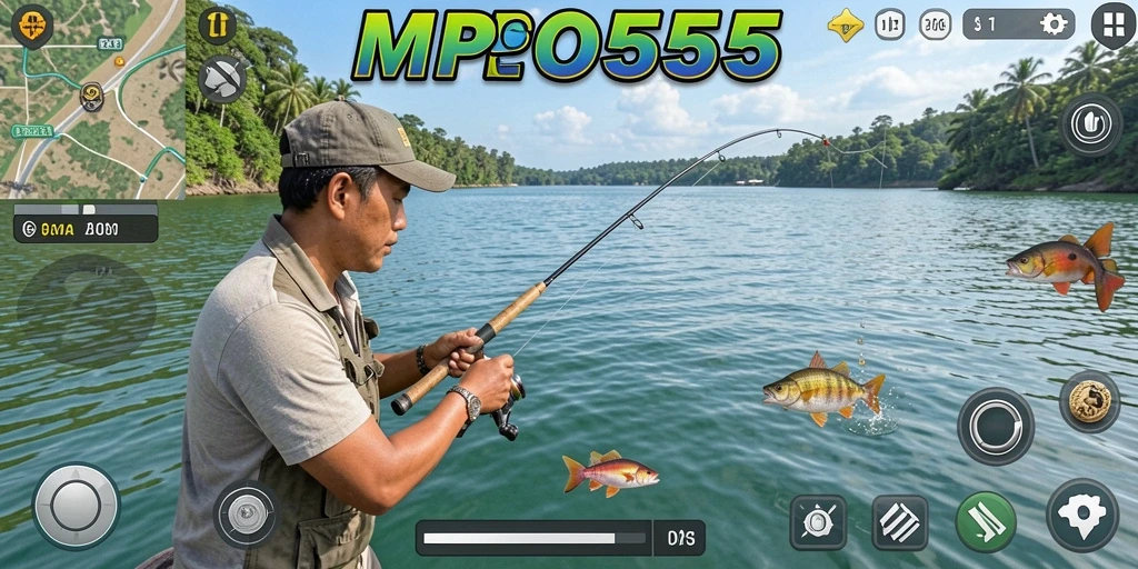 Tampilan screenshot MPO555 dengan aksi memancing yang seru.