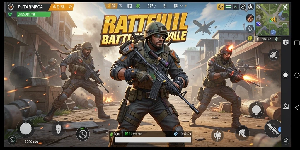 Screenshot gameplay yang mendebarkan di PUTARMEGA.