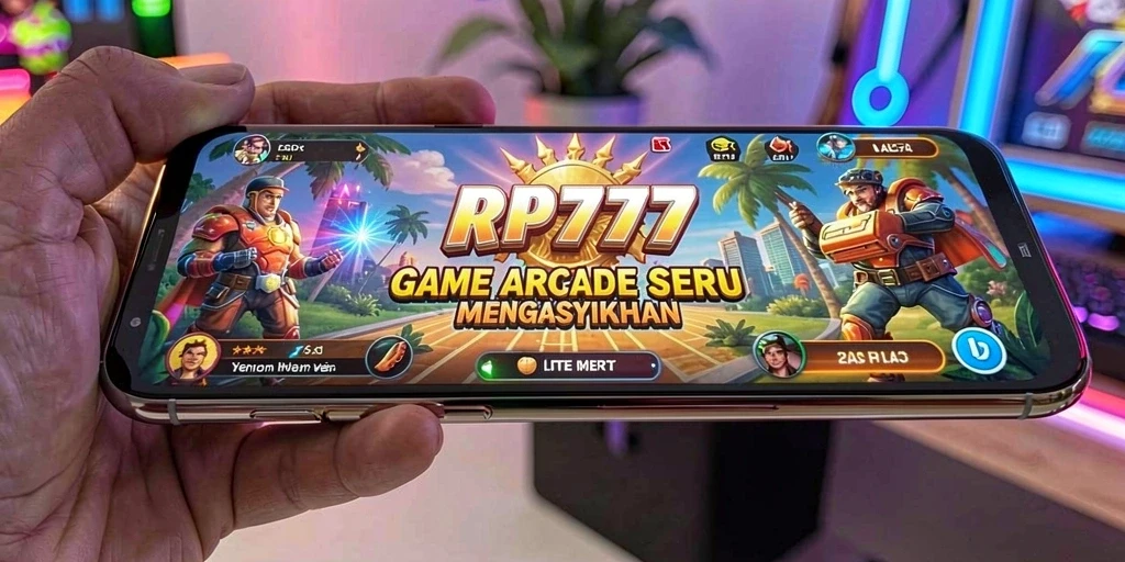Screenshot gameplay RP777 menunjukkan keseruan bermain dengan teman-teman.