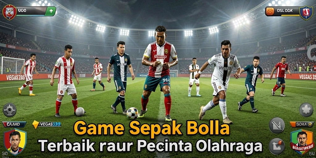 Tampilan gameplay menarik dari VEGAS338 yang penuh aksi sepak bola.