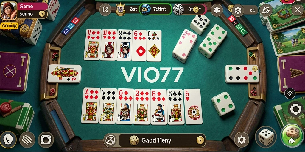 Tampilan gameplay VIO77 dengan interaksi seru antar pemain.